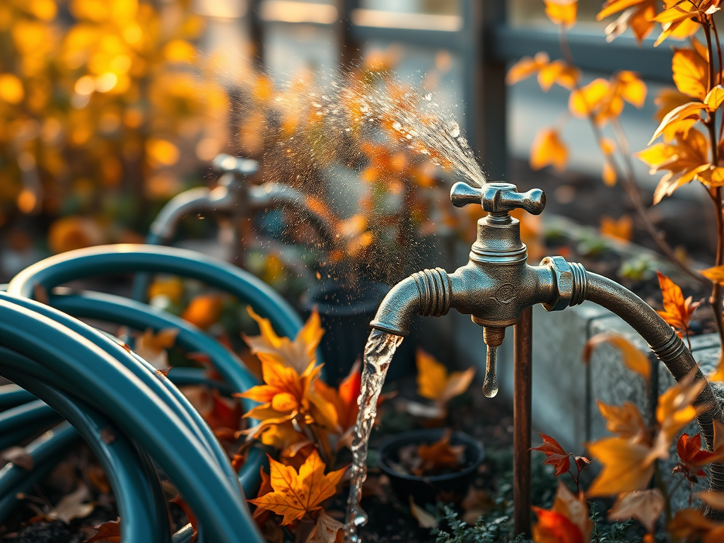 Abstellen des Wassers