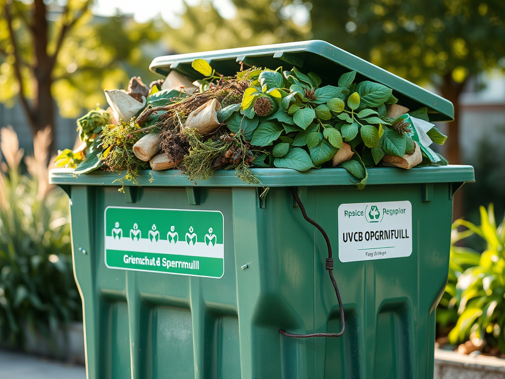 Grünschnitt- und Sperrmüllcontainer