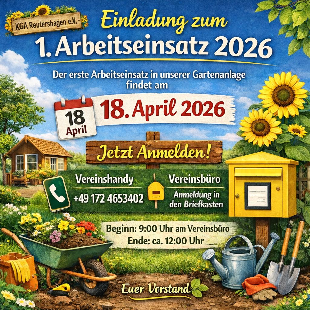 1. Arbeitseinsatz 2026